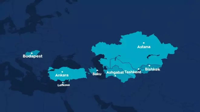 Организация тюркских государств. Кадр из видеоролика организации