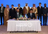 Signing of a public-private partnership agreement for the construction and operation of the new international airport in Tashkent. Photo: Uzbekistan Airports