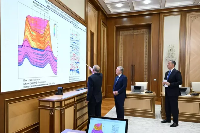 Отчет "Узбекнефтегаза" у президента