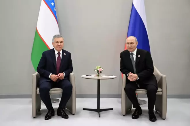 Putin and Mirziyoyev meet in Bishkek